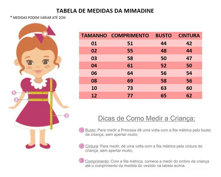 Vestido Infantil Magali Amarelo C/ Cinto de Pérolas e Laço (0955AM)