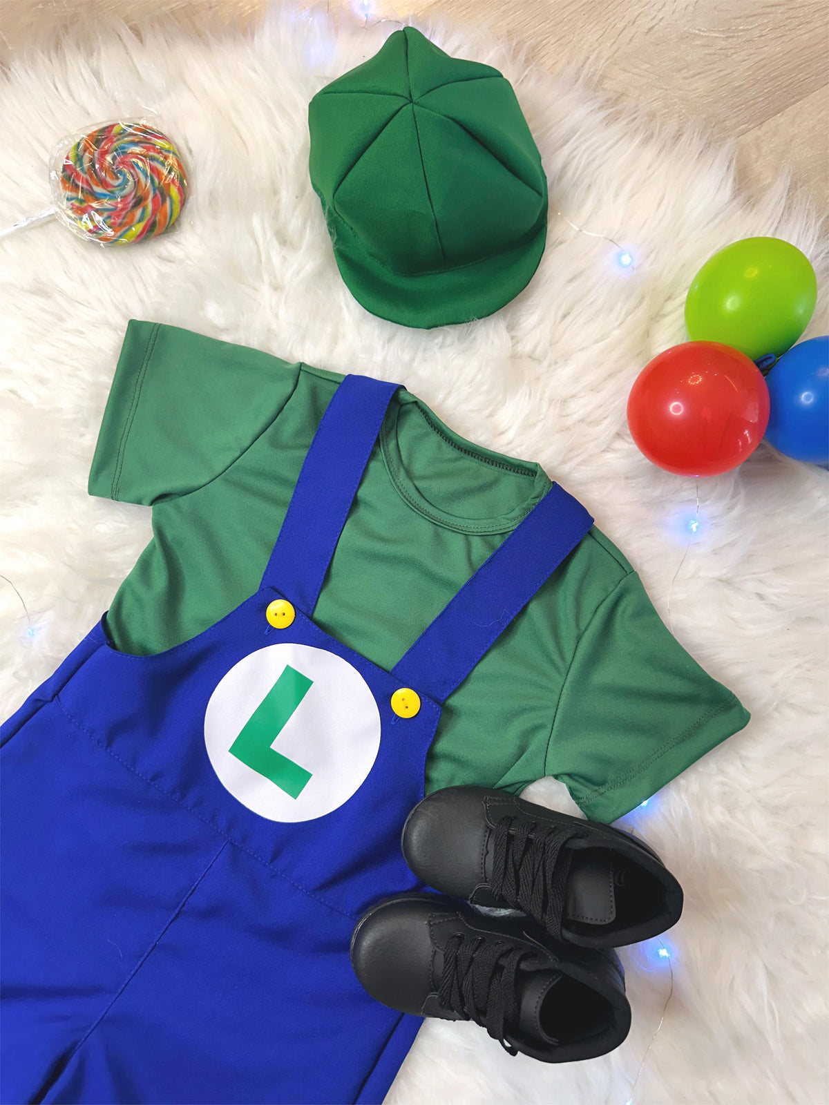 Conjunto Fantasia Infantil Luigi Festas (4033VD)