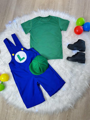 Conjunto Fantasia Infantil Luigi Festas (4033VD)