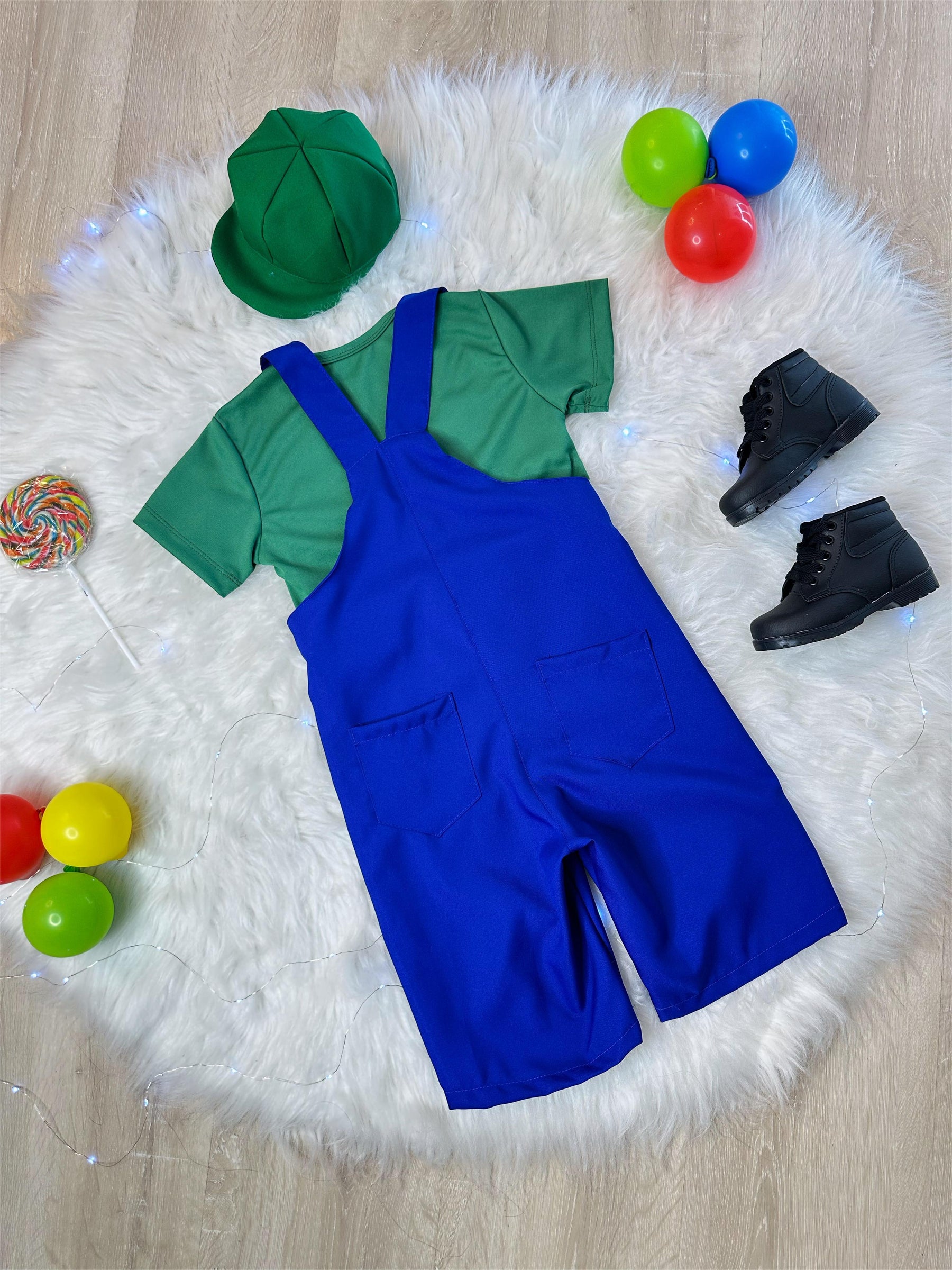 Conjunto Fantasia Infantil Luigi Festas (4033VD)